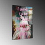 Wallity Cuadro Decorativo de Vidrio Templado Multicolor 70 x 100 cm